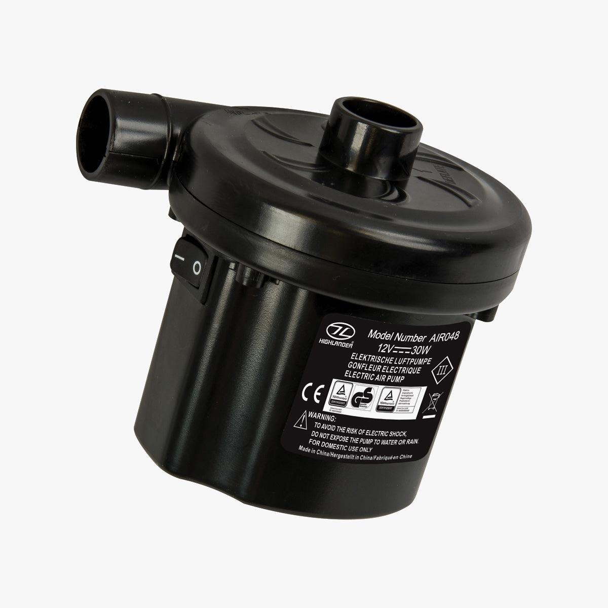 Highlander Whirlwind Dual Airbed Pump | Electric Camping Air Pump