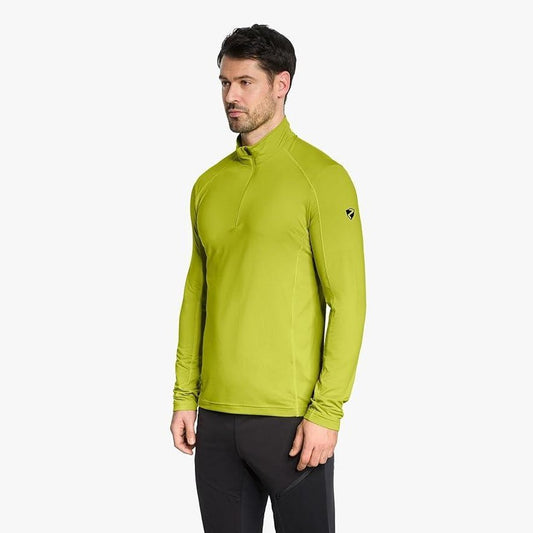 Ziener Jelano-Z Men’s Midlayer – Winter Sports Insulating Layer, Electric Grass UK M/L · EU 50