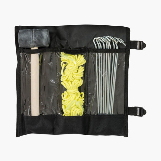 Highlander Tent Accessory Kit | Camping Mallet, Pegs & Guy Lines Set