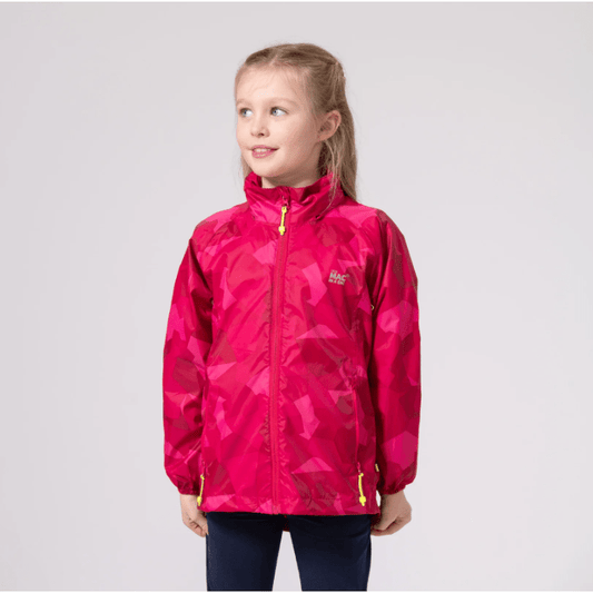 Mac In a Sac Origin 2 Edition Kids Waterproof Jacket |Pink Camo