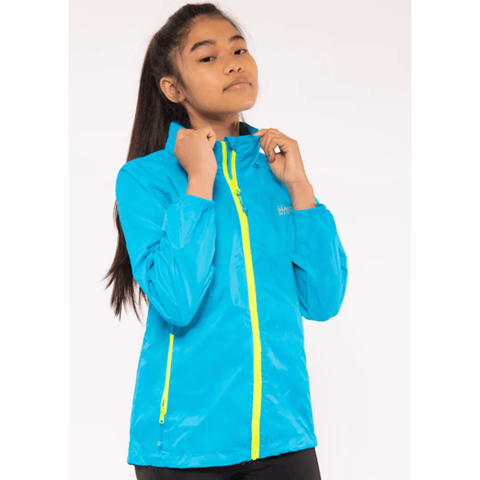 Mac In a Sac Origin 2 Edition Kids Waterproof Jacket |Neon Blue