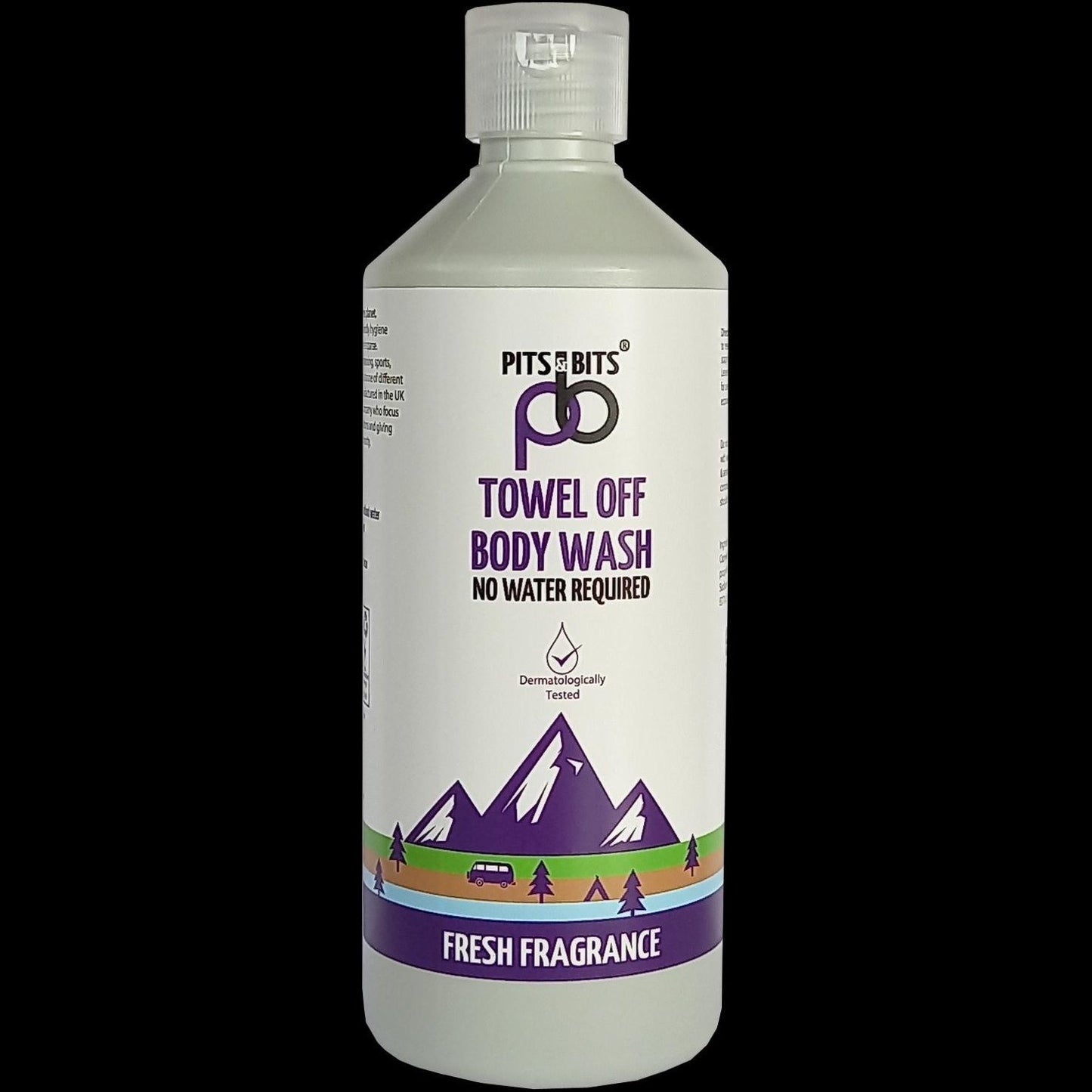 Pits & Bits Body Wash | No Rinse Camping Wash Fresh Fragrance