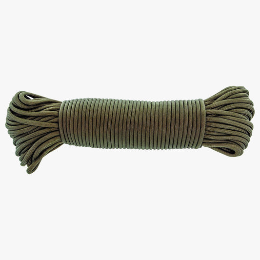Highlander Paracord 15m Olive | Camping & Survival Utility Cord