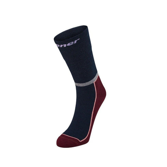 Ziener Solan Winter Sports Socks – Performance Ski Socks, Velvet Red M–L