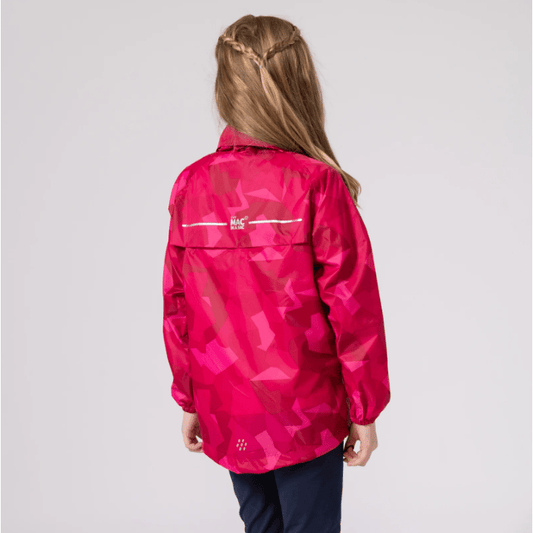 Mac In a Sac Origin 2 Edition Kids Waterproof Jacket |Pink Camo