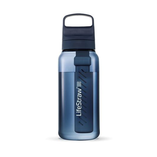 LifeStraw Go 1L Water Filter Bottle | Tritan Renew Filter Bottle for Hiking & Travel