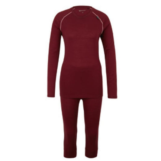 Ziener Jophia Women’s Baselayer Top – Winter Sports Thermal, Berry UK 10 / EU 38