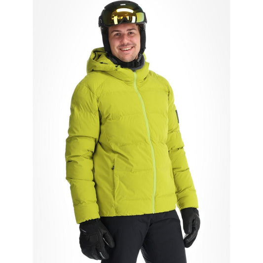 Ziener Tyers-Z Men’s Ski Jacket – Insulated & Breathable Snow Jacket, Electric Grass UK M/L · EU 50