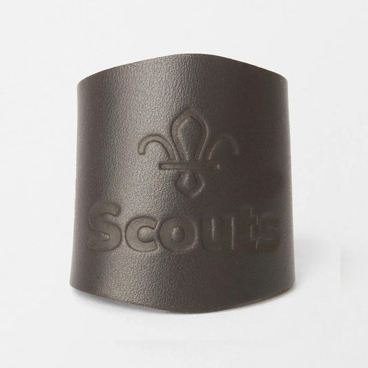 Scouts Plain Embossed Leather Woggle
