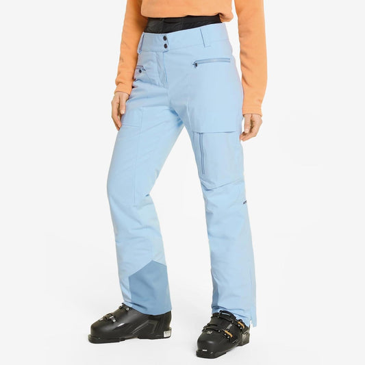 Ziener Tippa Women’s Ski Trousers – Waterproof & Breathable Snow Pants, Arctic Sky UK 10 / EU 38