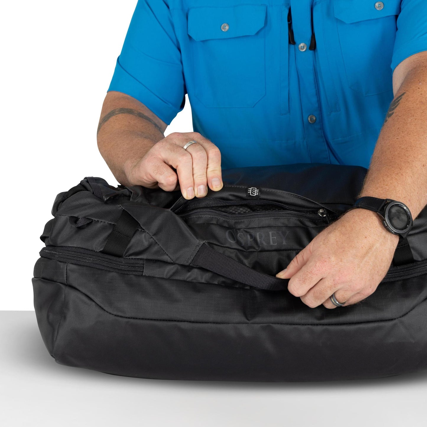 Osprey Transporter Squffel 70L Black