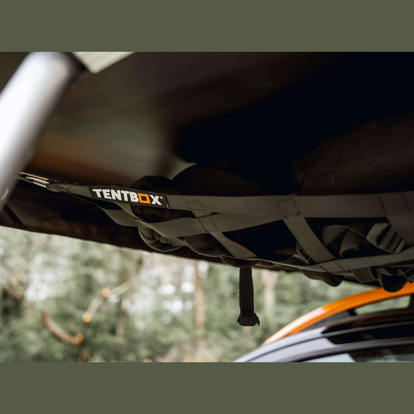 Lite XL Storage Web (Lite XL) Attach this storage web beneath your TentBox Lite XL using the included clips. It’s ideal for drying clothes, storing gear, or hanging lights. Once installed, it can remain in place even when you pack down your TentBox. Compa
