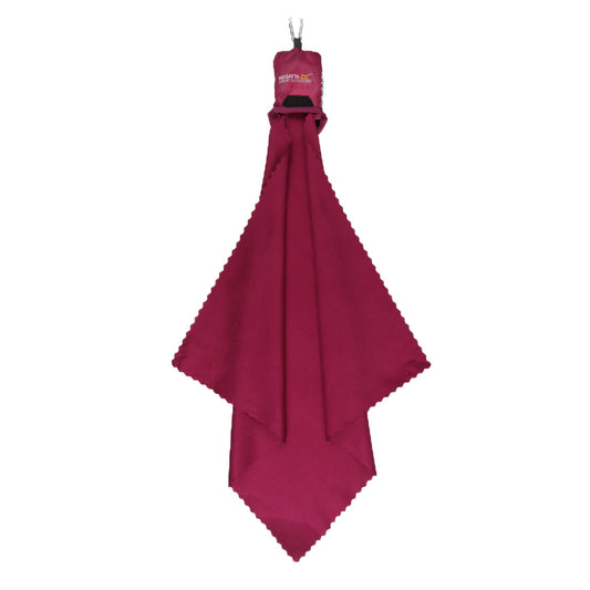 Regatta Pocket Travel Towel | Dark Cerise
