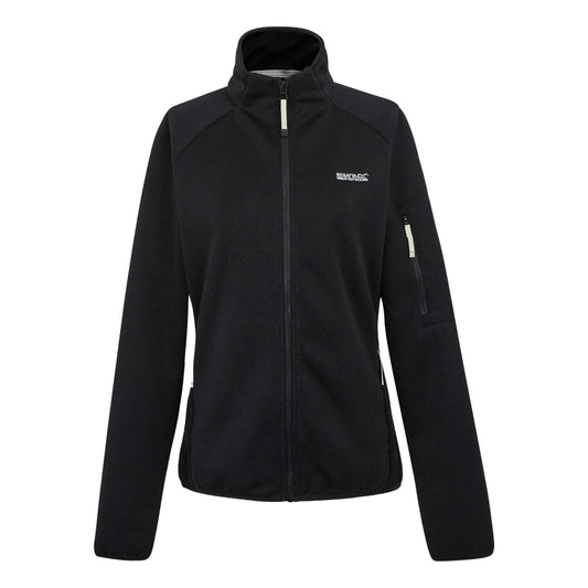 Regatta Women's Ravenhill Full Zip Fleece | Black Light Vanilla
