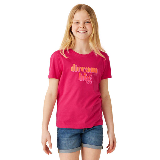 Regatta Girls Bosley VII Pink Potion T Shirt