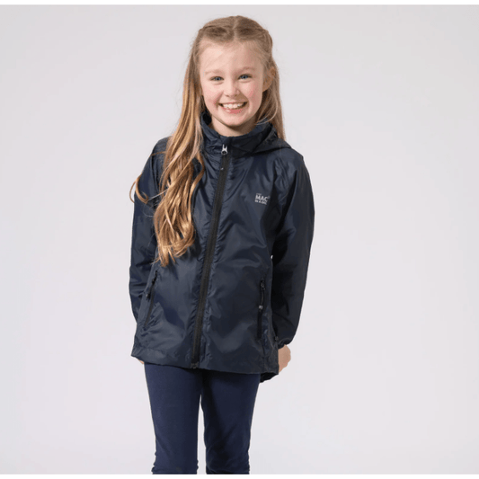 Mac in a Sac Origin 2 Edition Kids Waterproof Jacket|Navy