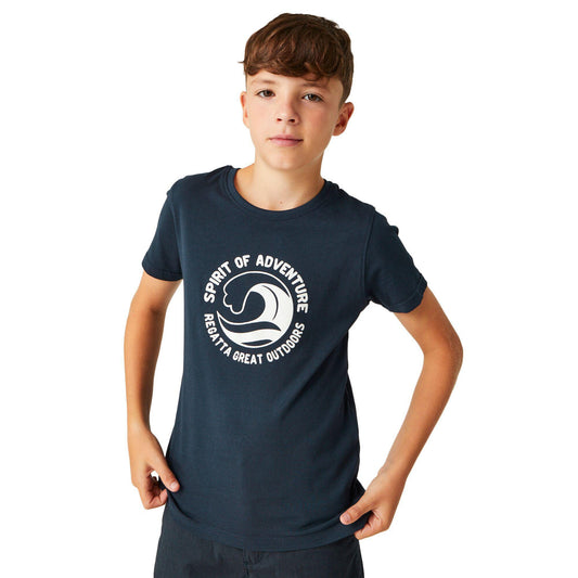 Regatta Boys Bosley VII Navy T Shirt
