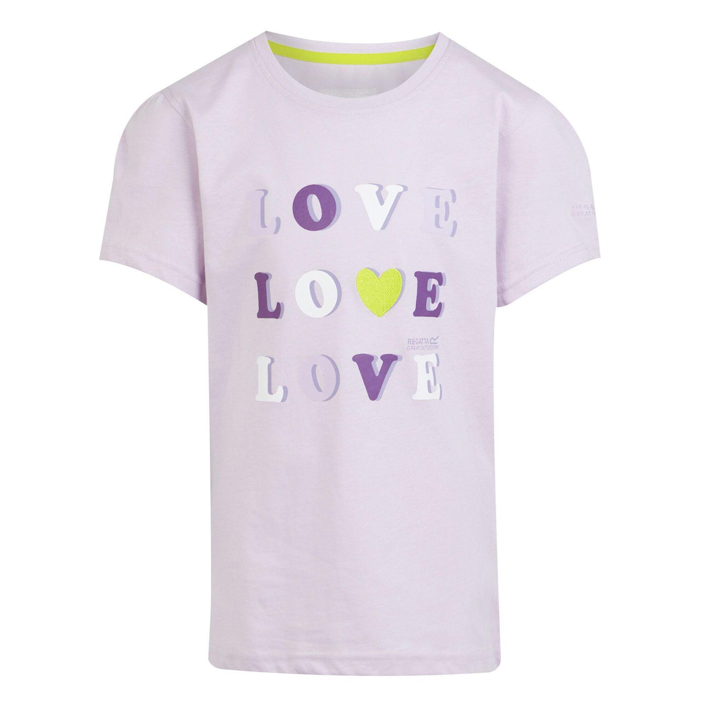 Regatta Girls Bosley VII Lilac Frost T Shirt