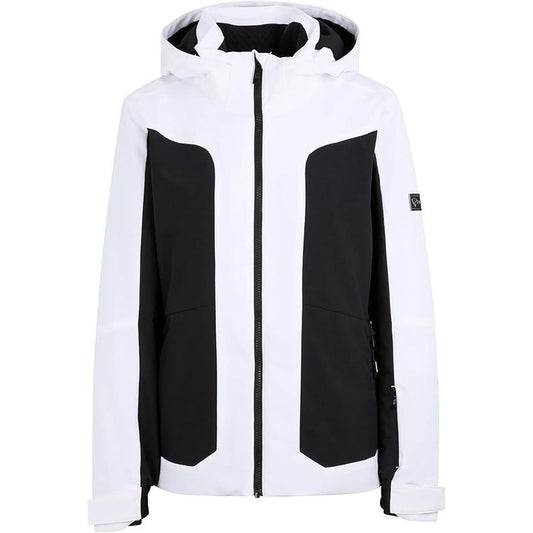 Ziener Tarla-Z Women’s Ski Jacket – Insulated & Breathable Snow Jacket, White UK 10 / EU 38