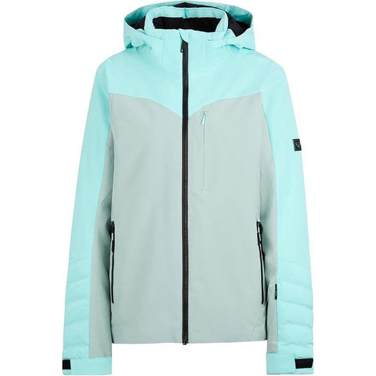 Ziener Tobina-Z Women’s Ski Jacket – Insulated & Breathable Snow Jacket, Dried Eucalyptus UK 10 / EU 38