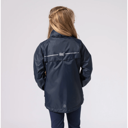 Mac in a Sac Origin 2 Edition Kids Waterproof Jacket|Navy