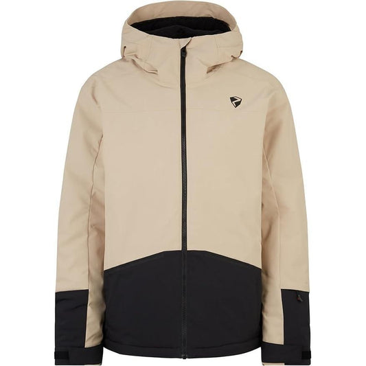 Ziener Timbarra Men’s Ski Jacket – Insulated & Breathable Snow Jacket, Cashew Ripstop UK M/L · EU 50