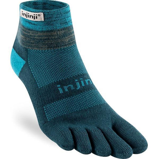 Injinji Trail Mini Crew Blue Socks