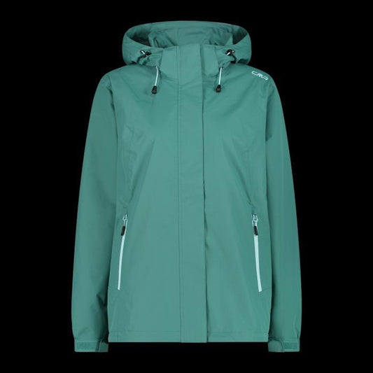 CMP Women’s Waterproof Jacket with Removable Hood | Lightweight Packable Rain Jacket
