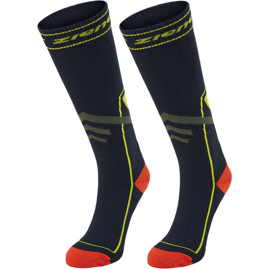 Ziener Seren Winter Sports Socks – Performance Ski Socks, Bitter Lemon L–XL