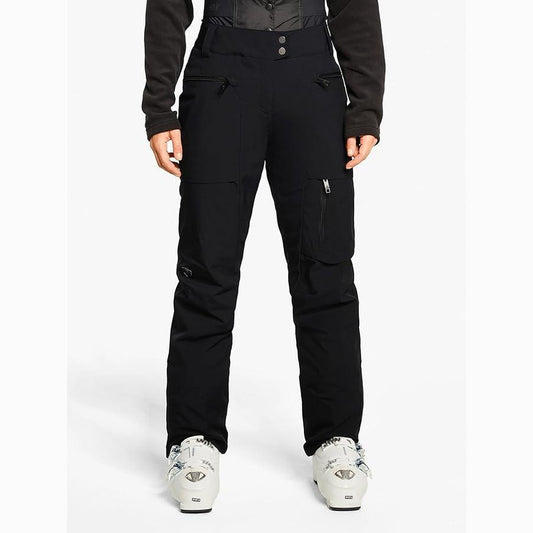 Ziener Tippa-Z Women’s Ski Trousers – Waterproof & Breathable Snow Pants, Black UK 10 / EU 38