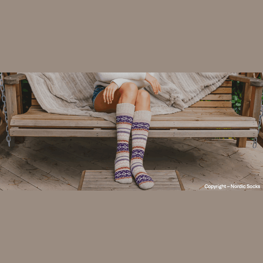 Nordic Socks Ida Knee High - Cream