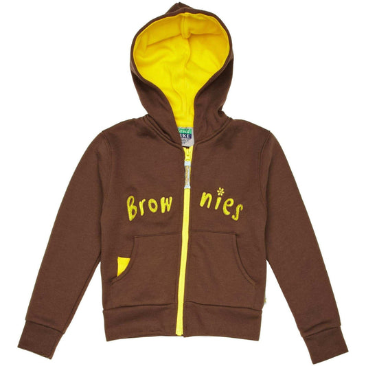 Brownies Hooded Sweatshirt, Brown