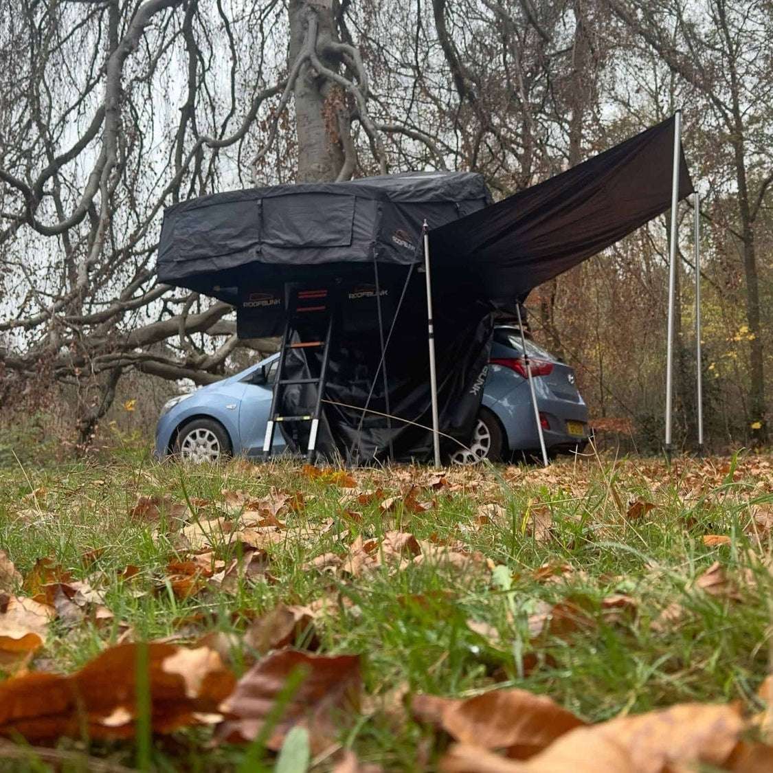RoofBunk Explorer XL Soft Shell Roof Tent Canopy Awning & Windbreak
