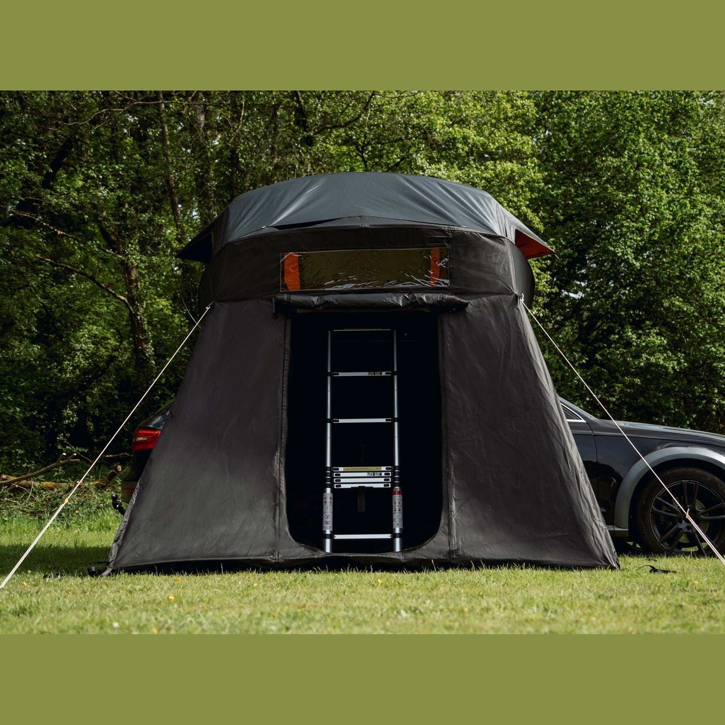 Lite XL Living Pod Effortlessly create a large, functional sheltered space beneath your TentBoxLite XL—ideal for sheltering from Scotland’s unpredictable rain or enjoying shade on sunny Glasgow days. Activate the innovative ‘wing-mode’ to expand your cove