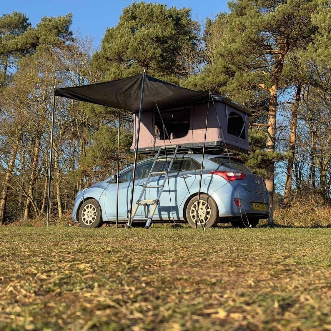 RoofBunk Roamer Hard Shell Roof Tent Side Canopy Awning