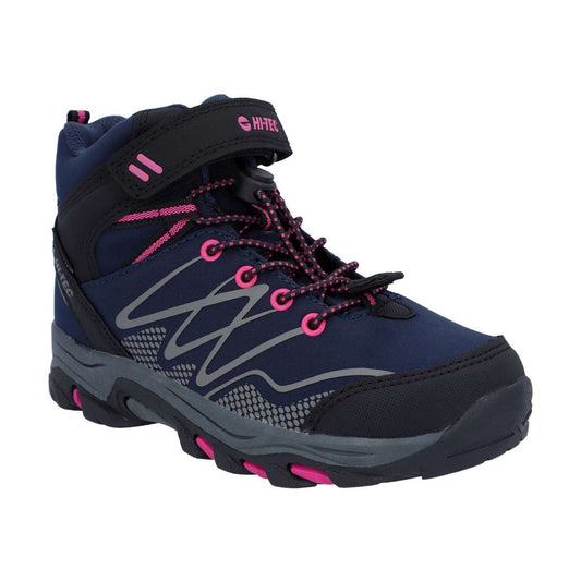 Hi-Tec Kids Blackout Mid Navy/Magenta