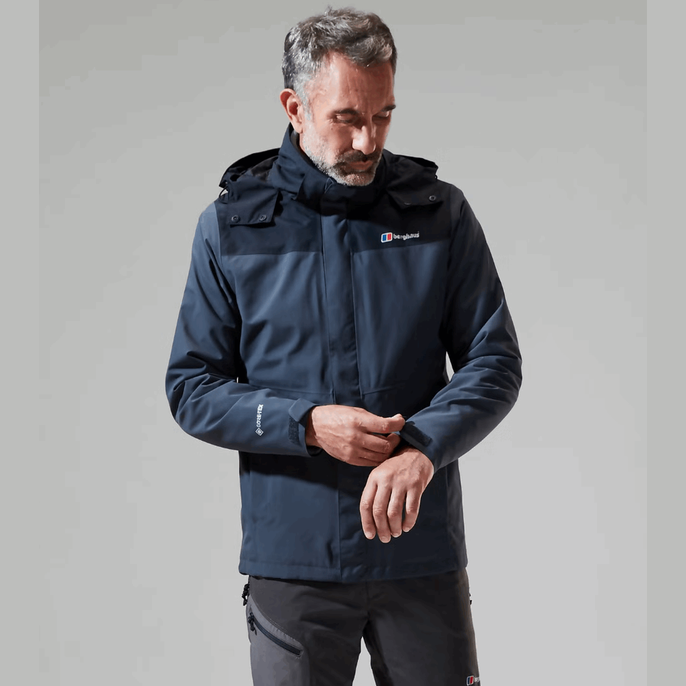 Berghaus Men's Hillwalker InterActive Jacket - Dark Grey/Black