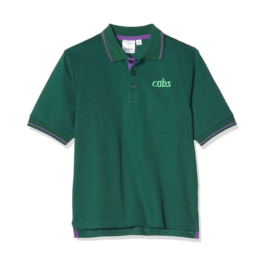 Scout Shops Ltd Boys Cub Polo Shirt Bottle Green