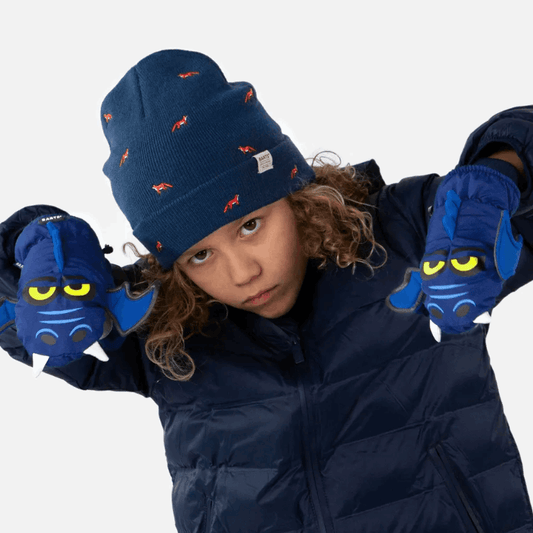 Barts Kids Dragon Nylon Mitts Navy