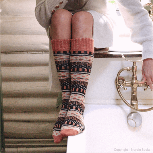 Nordic Socks Sofia Knee High - Orange