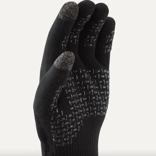 Sealskinz Unisex Anmer Waterproof Knitted Glove Black