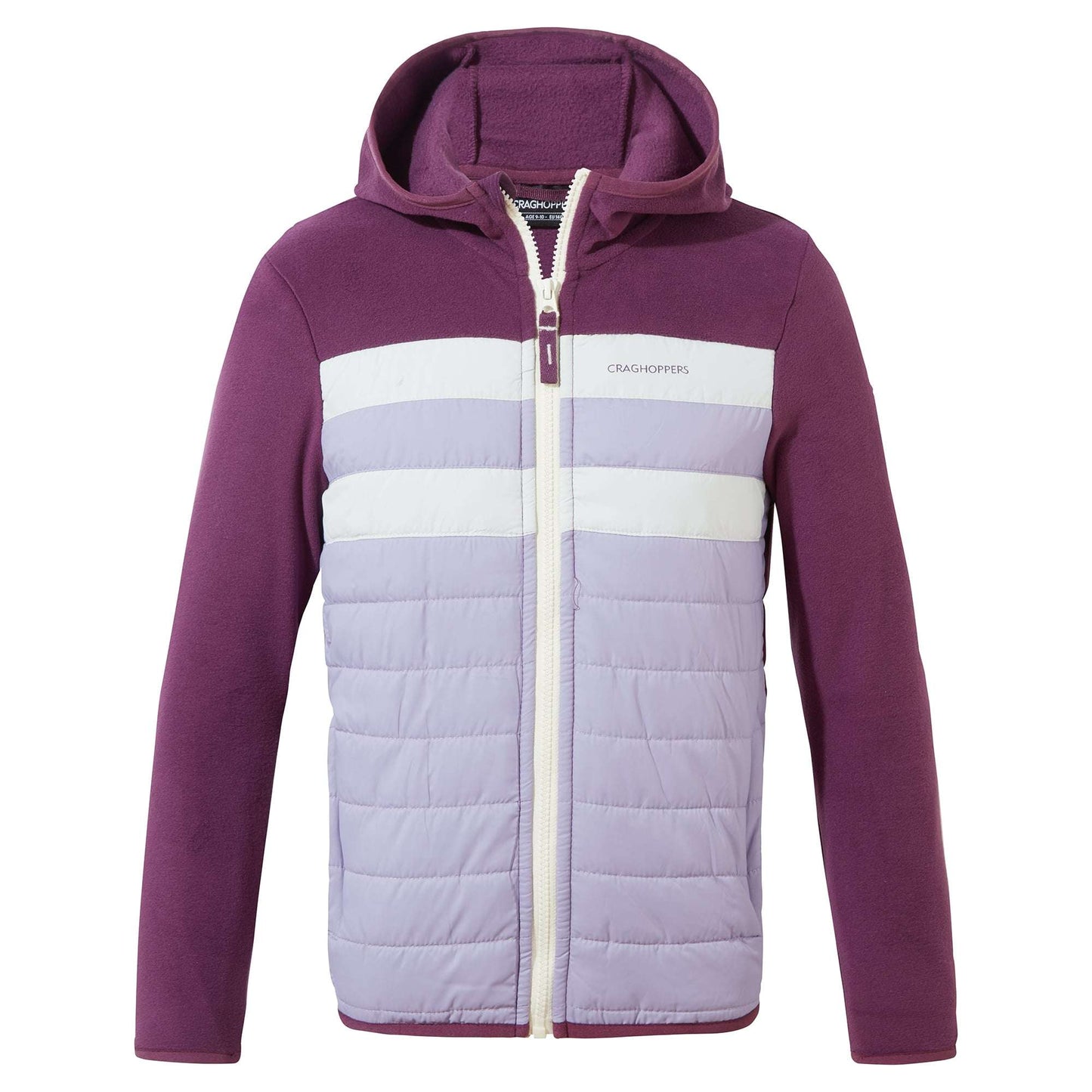 Craghoppers Kid's Brady Hybrid Jacket Damson/Purple Haze