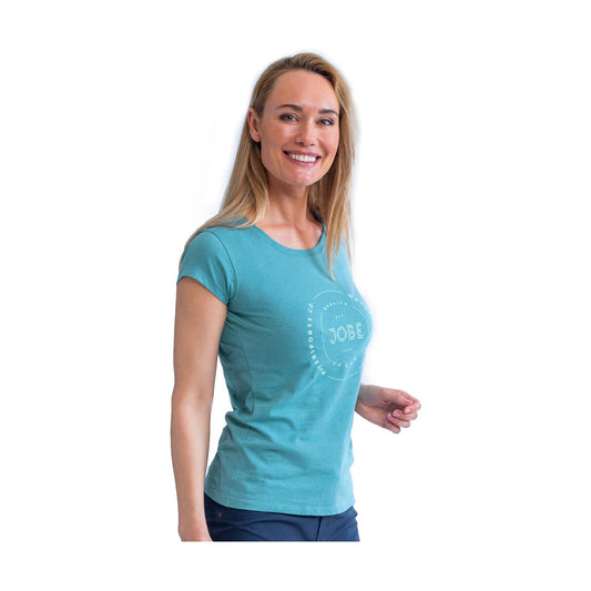 Jobe Casual T-Shirt Women Vintage Teal
