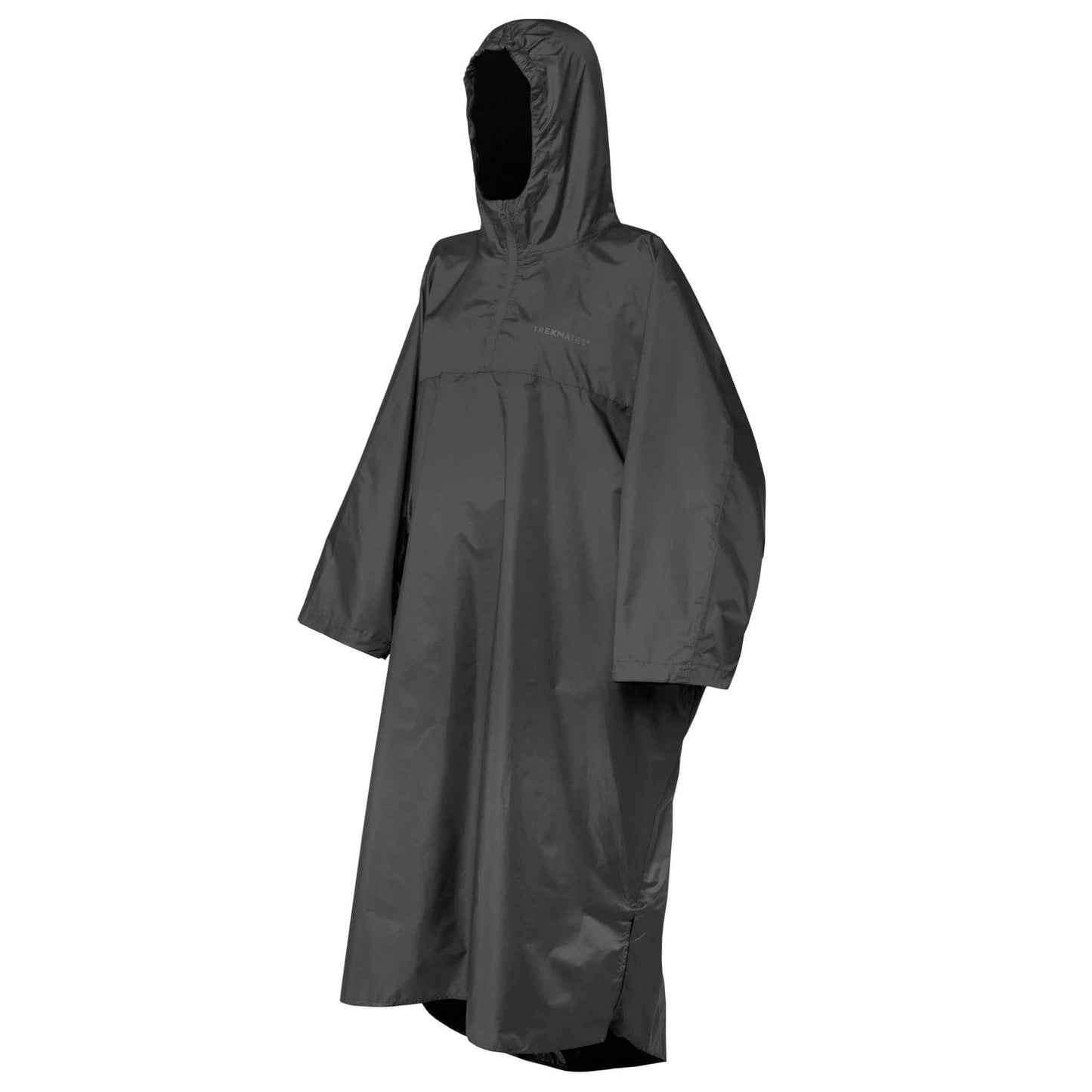 TrekMates Deluxe Waterproof Poncho - Black