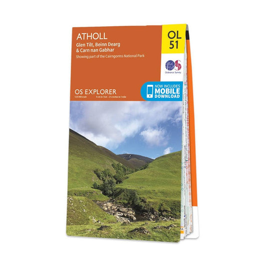 OS Explorer Map Atholl OL51