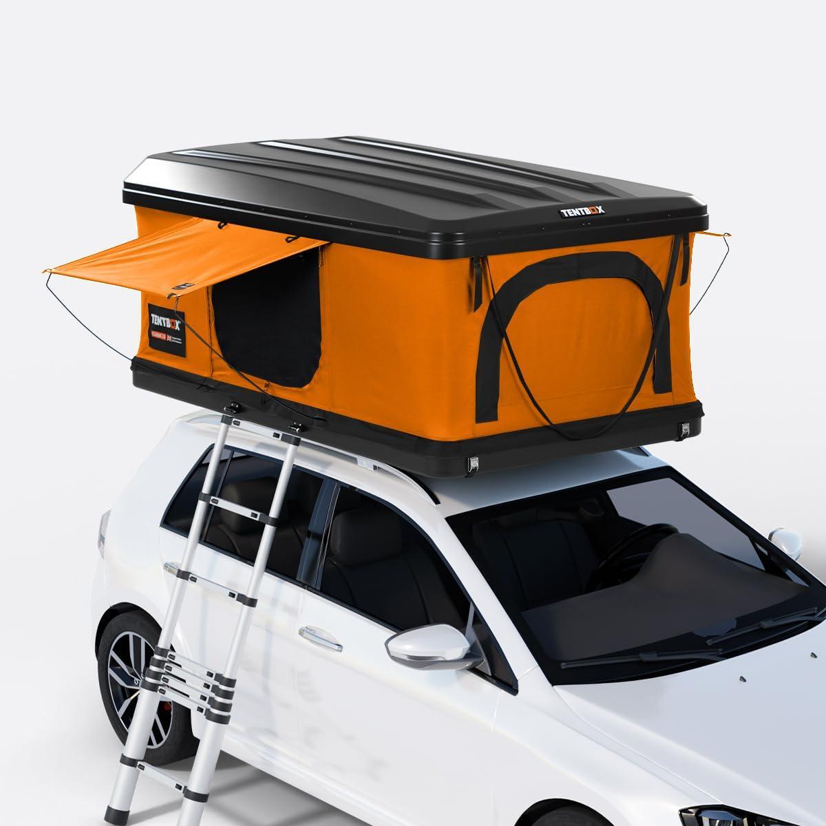 TentBox Classic – Hard Shell Roof Tent TentBox Classic is a premium hard shell roof tent with fast setup, all-weather durability, and room for two—perfect for year-round adventures.