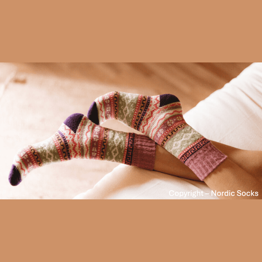 Nordic Socks Ida - Purple