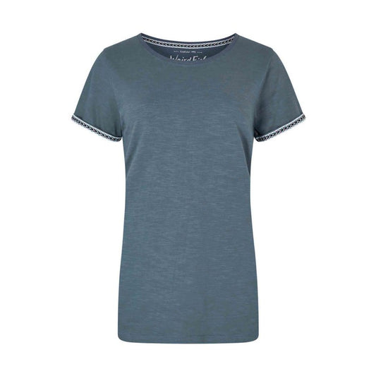 Weird Fish Women's Teya Tee China Blue