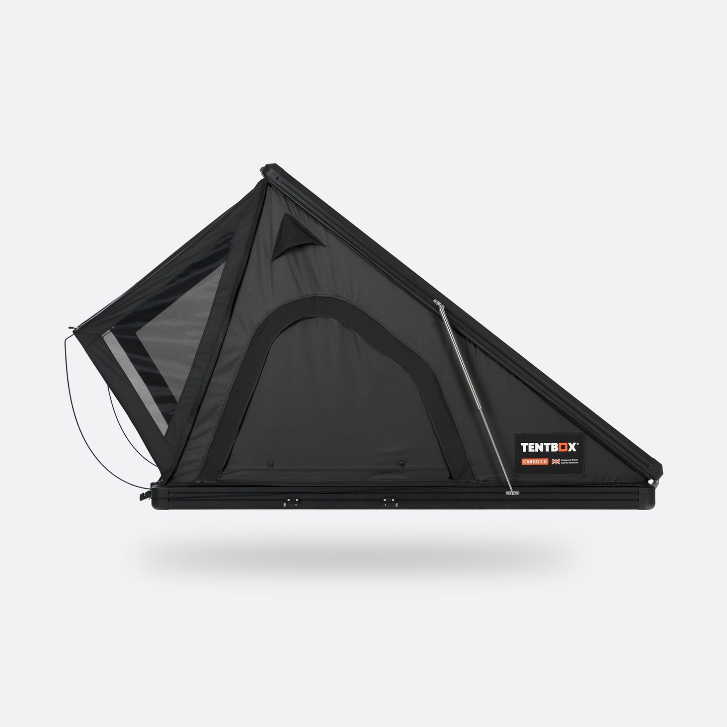 TentBox Cargo – Roof Tent with Extra Storage TentBox Cargo combines a hard shell roof tent with built-in storage space, perfect for adventure gear and comfortable camping on the go.
