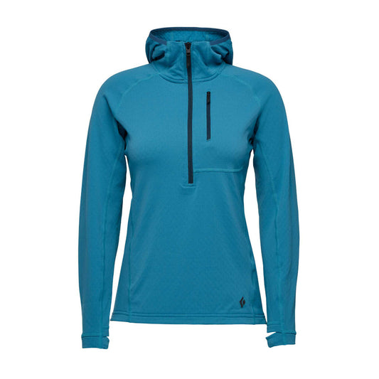 Black Diamond Women's Coefficient QZ Hoody Blue